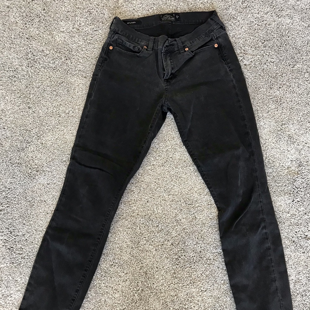 Lucky Brand Black Jeans Sz 6/28